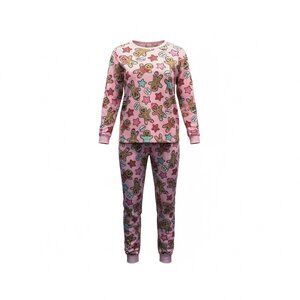 Justice Gingerbread Candy Cane Pajama Set – Girls’ Size 14/16 Plus